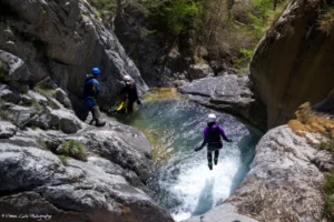 canyon Rouanette integrale Ancelle falaise saut 300x200