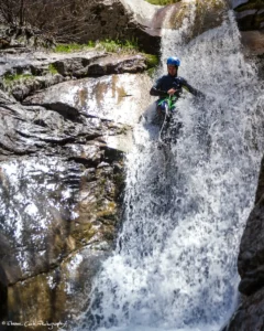 canyoning Rouanette integrale Ancelle cascade homme bleu 240x300
