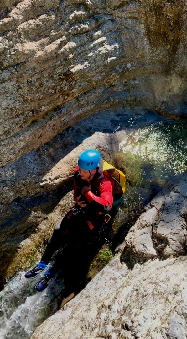 canyoning bollene toboggan rocheux