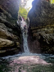 canyoning cascade de Rabou 225x300