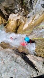 canyoning gours du ray toboggan grasse 169x300