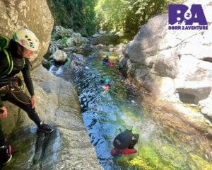 saut tobbogan ardeche canyuoning born2aventure 2 300x240