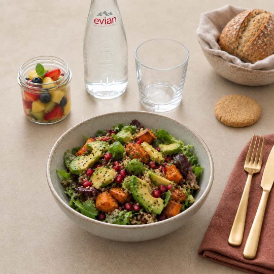 plateau repas vegetarien